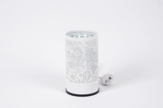 Touch warmer- Metal- White Floral