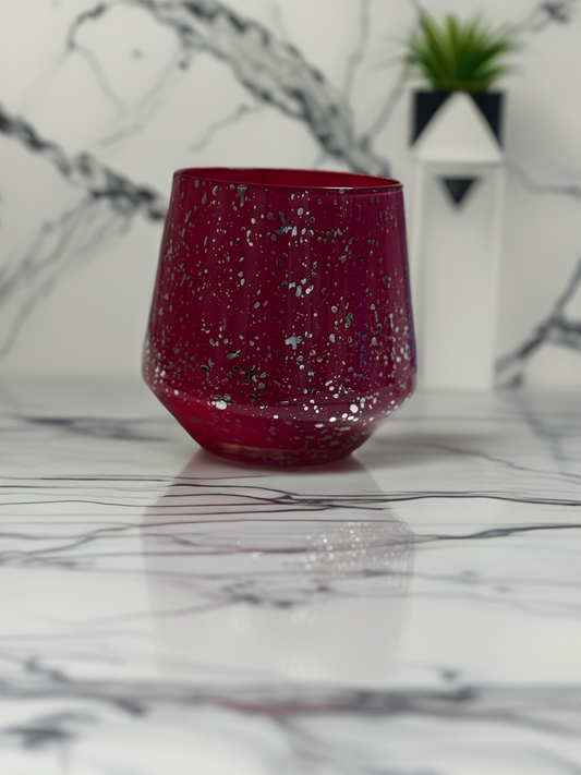 Love Jar β Magenta With Silver Speckles