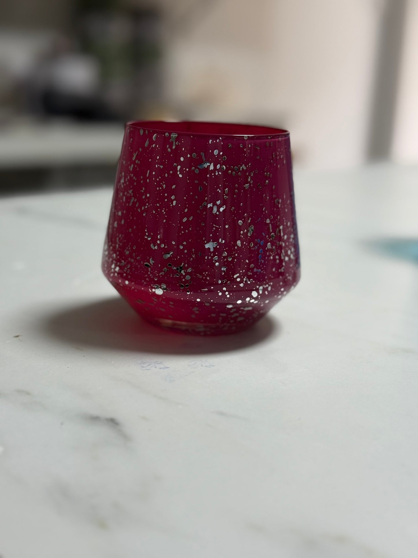 Love Jar – Magenta With Silver Speckles