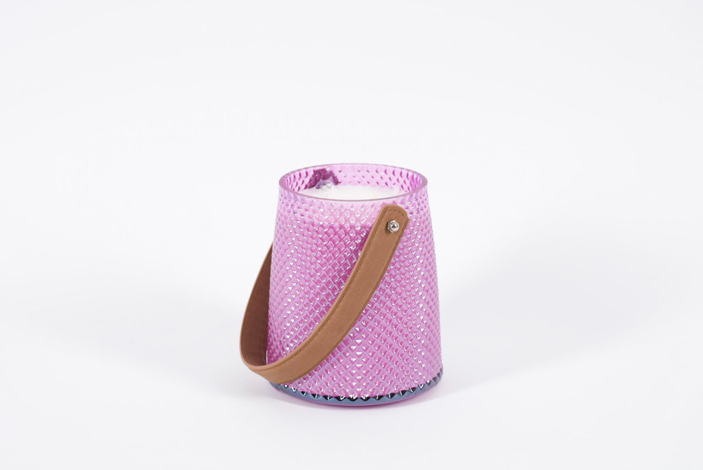Lily Triple Wick Soy Candle- Purple