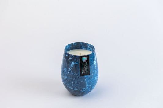 Navy Marble