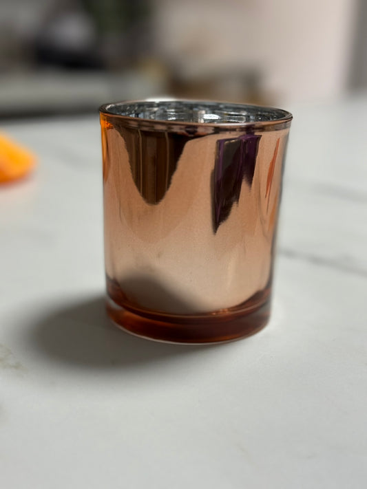 Small copper glass tumbler
