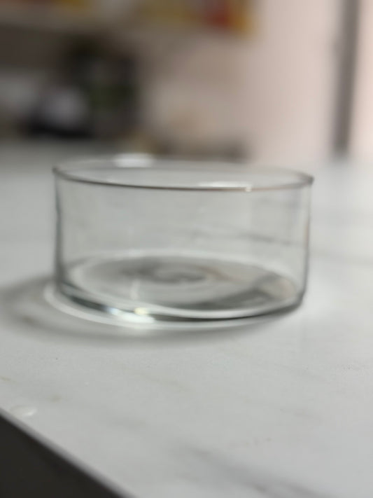 Medium glass bowl