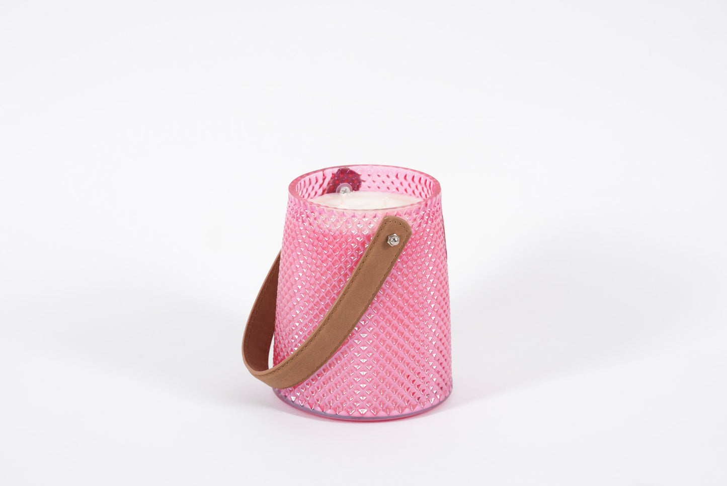 Lily Triple Wick Soy Candle - Red