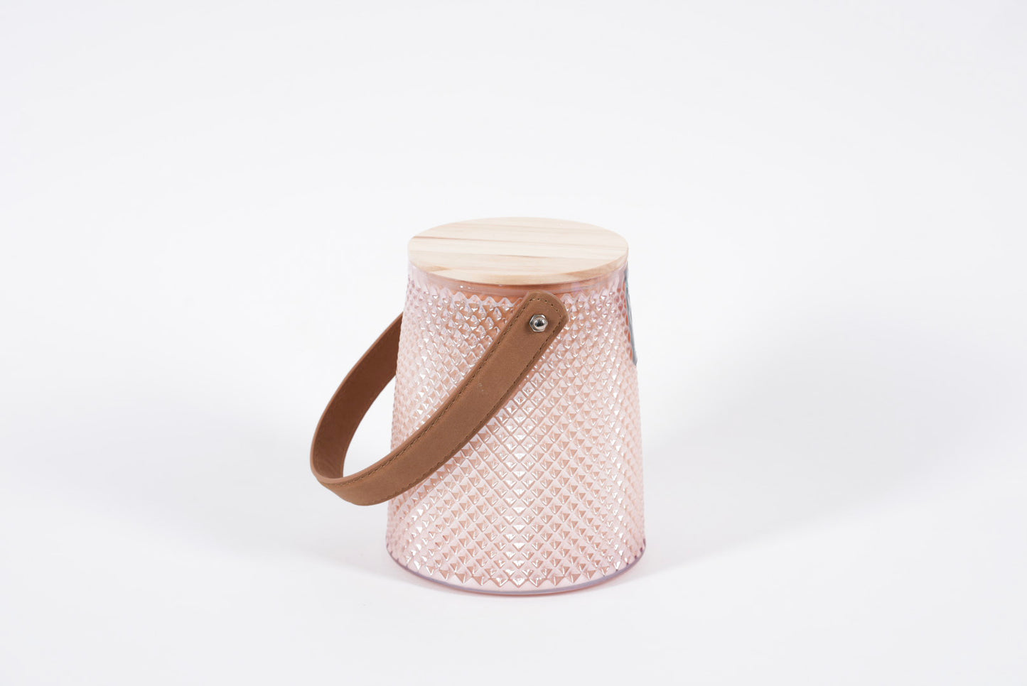 Lily Triple Wick Soy Candle- Pink