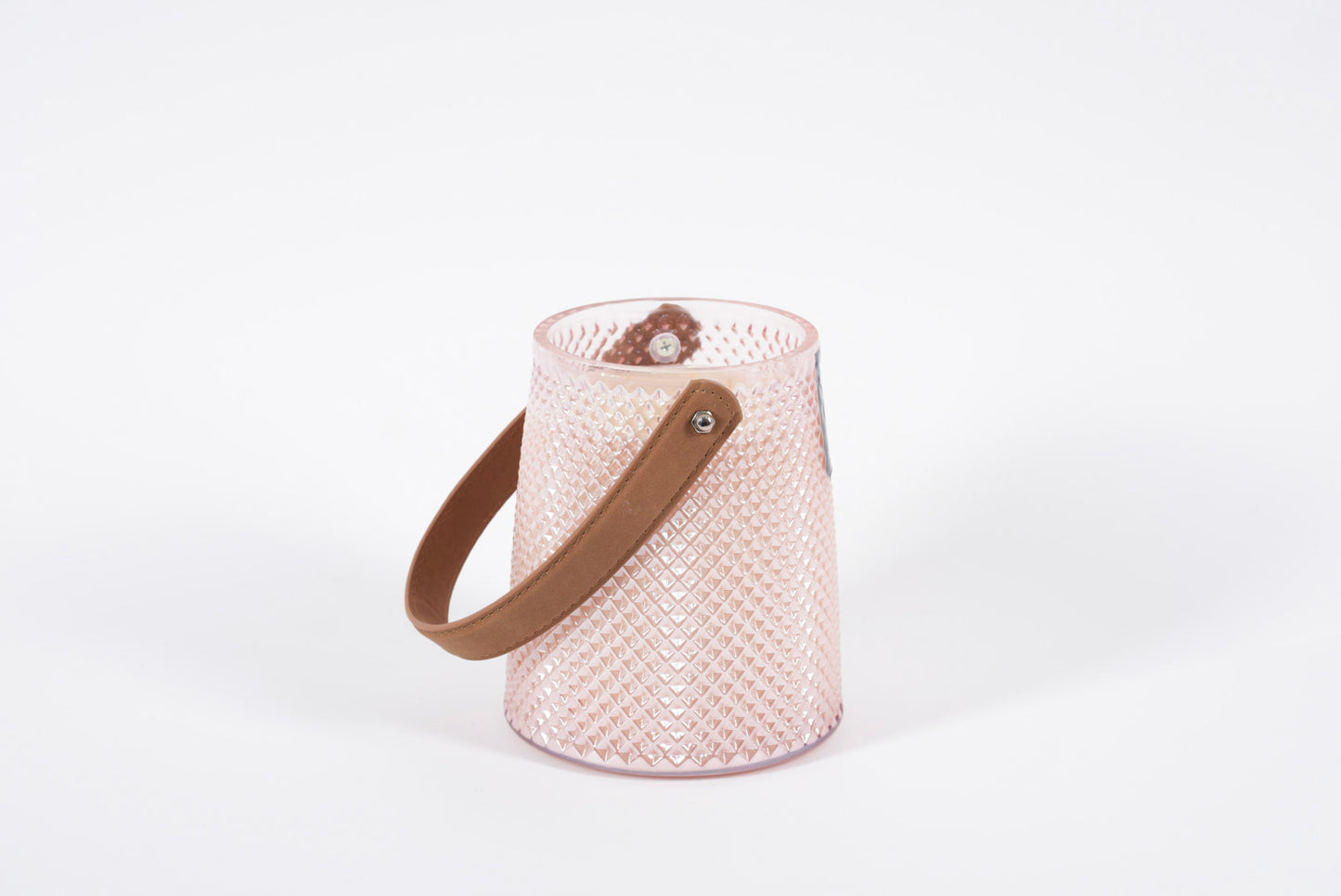 Lily Triple Wick Soy Candle- Pink