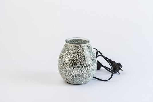 Electric Silver Mosaic Melt Warmer